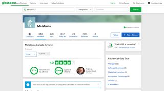 
                            6. Melaleuca Reviews in Canada | Glassdoor - Melaleuca Sign In Canada