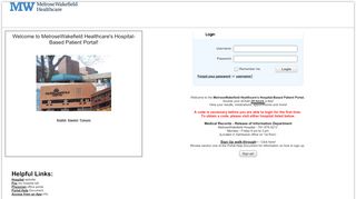 
                            2. MelroseWakefield Healthcare's Hospital-Based Patient Portal - Hallmark Health Patient Portal