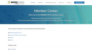 
                            3. Member Center - WORKTERRA - Workterra Portal