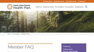 
                            4. Member FAQ | Santa Clara Family Health Plan - Scfhp Member Portal
