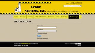 
                            2. Member Login : :: ICore Systems :: - I-Core Systems, Inc. - I8 Login