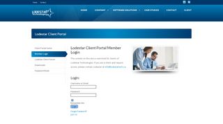 
                            4. Member Login – Lodestar Technologies Inc. - Lodestar Portal