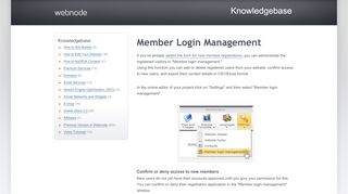 
                            6. Member Login Management - Webnode - Www Webnode Com Portal