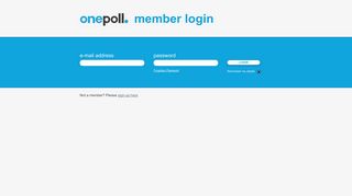 
                            1. Member Login - One Poll Plus Portal