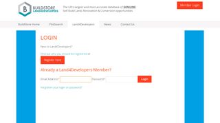 
                            1. Member Login - PlotSearch - BuildStore - Plotsearch Portal