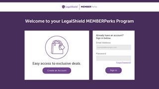 
Member Perks - LegalShield Perkspot  
