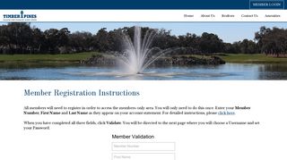 
                            2. Member Registration - Timber Pines Community Association ... - Timber Pines Portal