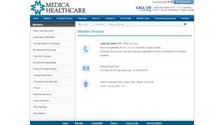 
Member Services | Medica Healthcare  
