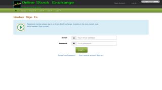 
                            1. Member Sign In - Online Stock Exchange - Http Www Dollarsincome Com Portal Php