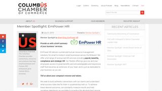 
Member Spotlight: EmPower HR | Columbus Chamber of ...  
