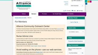
                            1. Members | Alameda Alliance for Health | Alameda | Oakland, CA - Alameda Alliance Portal