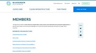 
                            1. Members - BlueGreen Alliance - Bluegreen Alliance Portal