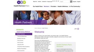 Members - Health Partners Plans - Senior Health Partners Provider Portal