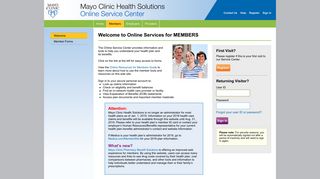 
                            2. Members - Januaryo Clinic Health Solutions - Mayo Clinic Health Solutions Provider Portal