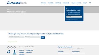 
                            3. Members Login › ACCESSbank - Primus Portal Access Bank