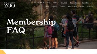
Membership FAQ – Philadelphia Zoo  
