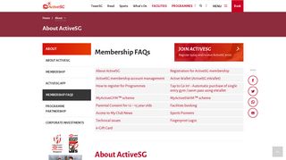 
                            4. Membership FAQs - ActiveSG - Sg Active Portal