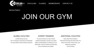
                            1. Membership - GYM 64 - Gym 64 Member Portal