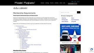 
                            5. Membership Requirements | Model Mayhem Education Blog - Model Mayhem Sign Up