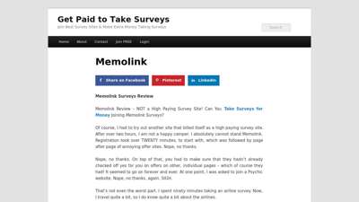 Memolink Surveys Review