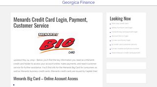 
Menards Credit Card Login, Payment, Customer Service - KM ...  
