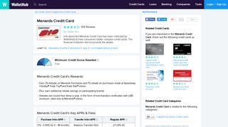 
Menards Credit Card Reviews - WalletHub  
