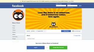 
                            2. Meow Share - About | Facebook - Meow Share Accounts Facebook Portal