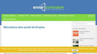 
                            3. ▷ Mercadona abre portal de Empleo | Enviar Curriculum - Portal Del Trabajador Mercadona