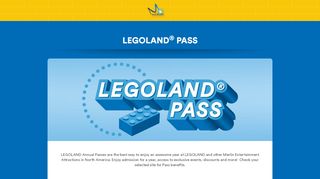 Merlin Annual Pass - Legoland - Merlin Pass Login