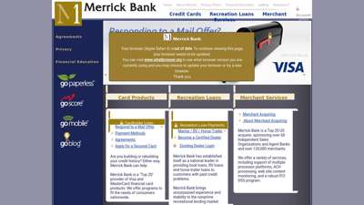Merrick Bank - Official Site
