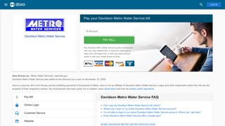 
                            7. Metro Water Service | Pay Your Bill Online | doxo.com - Metro Water Services Portal