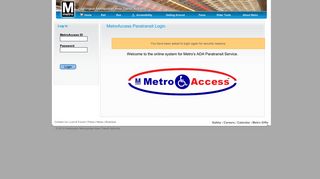 
                            6. MetroAccess Paratransit Login - WMATA - Passweb Portal