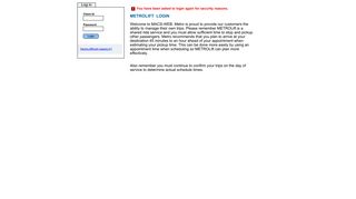 
                            5. METROLift Login - Passweb Portal