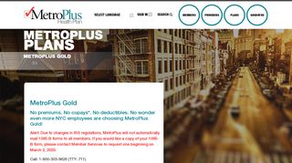 
                            4. MetroPlus Gold | Health Plans | MetroPlus Health Plan - Metroplus Member Portal