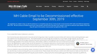
                            2. MH Cable Email to be Decommissioned effective September ... - Mhcable Email Portal