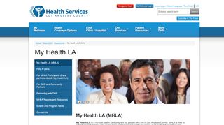
                            8. MHLA - LA County DHS - Los Angeles County - Dhs Hospital Portal