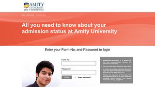
                            1. Microsite Login - Amity Admission Microsite - Amity University - Amity University Portal
