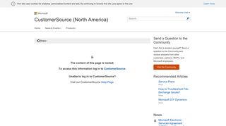 
                            4. - Microsoft Dynamics CustomerSource North America - Microsoft Dynamics Gp Customer Source Portal