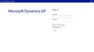 
                            5. Microsoft Dynamics GP - Great Plains Software Portal