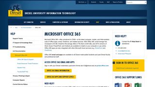 
                            1. Microsoft Office 365 | Information Technology | Drexel University - Drexel Office 365 Portal