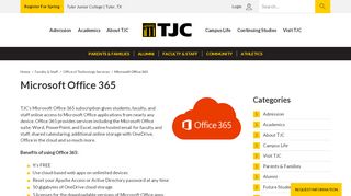 
                            7. Microsoft Office 365 - TJC - Tjc Email Portal
