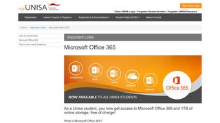 
                            3. Microsoft Office 365 - Unisa - Mylife Email Portal