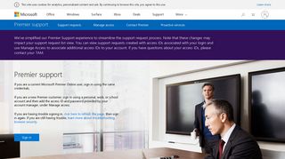 
                            1. Microsoft Premier Support - Microsoft Premier Support Portal