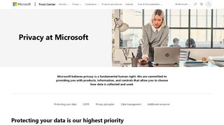 
                            2. Microsoft Privacy Principles, Microsoft Trust Center - Microsoft Law Enforcement Portal