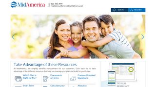 
                            9. MidAmerica: Homepage - Mid America Hra Portal