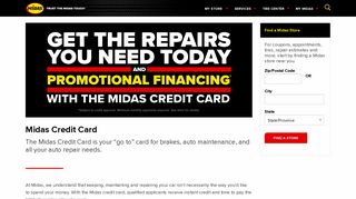 
                            4. Midas Credit Card - Midas Card Portal