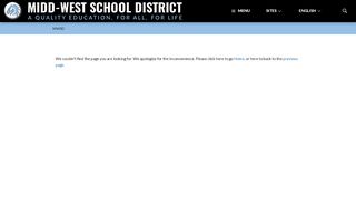 Midd-West High School / HS Homepage - Midd-West School District - Midd West Sapphire Portal