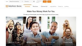 MidFirst Bank - Online Personal & Business Banking, Credit ... - That's My Bank Portal