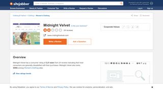 
                            8. MidnightVelvet Reviews - 24 Reviews of Midnightvelvet.com ... - Midnight Velvet Credit Card Portal