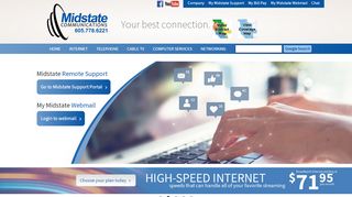 
                            7. Midstate Communications: Telephone, Internet and Cable TV ... - Statesnet Portal